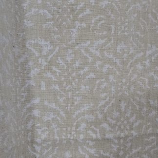 Khadi -Myrobalin- cream- lace print